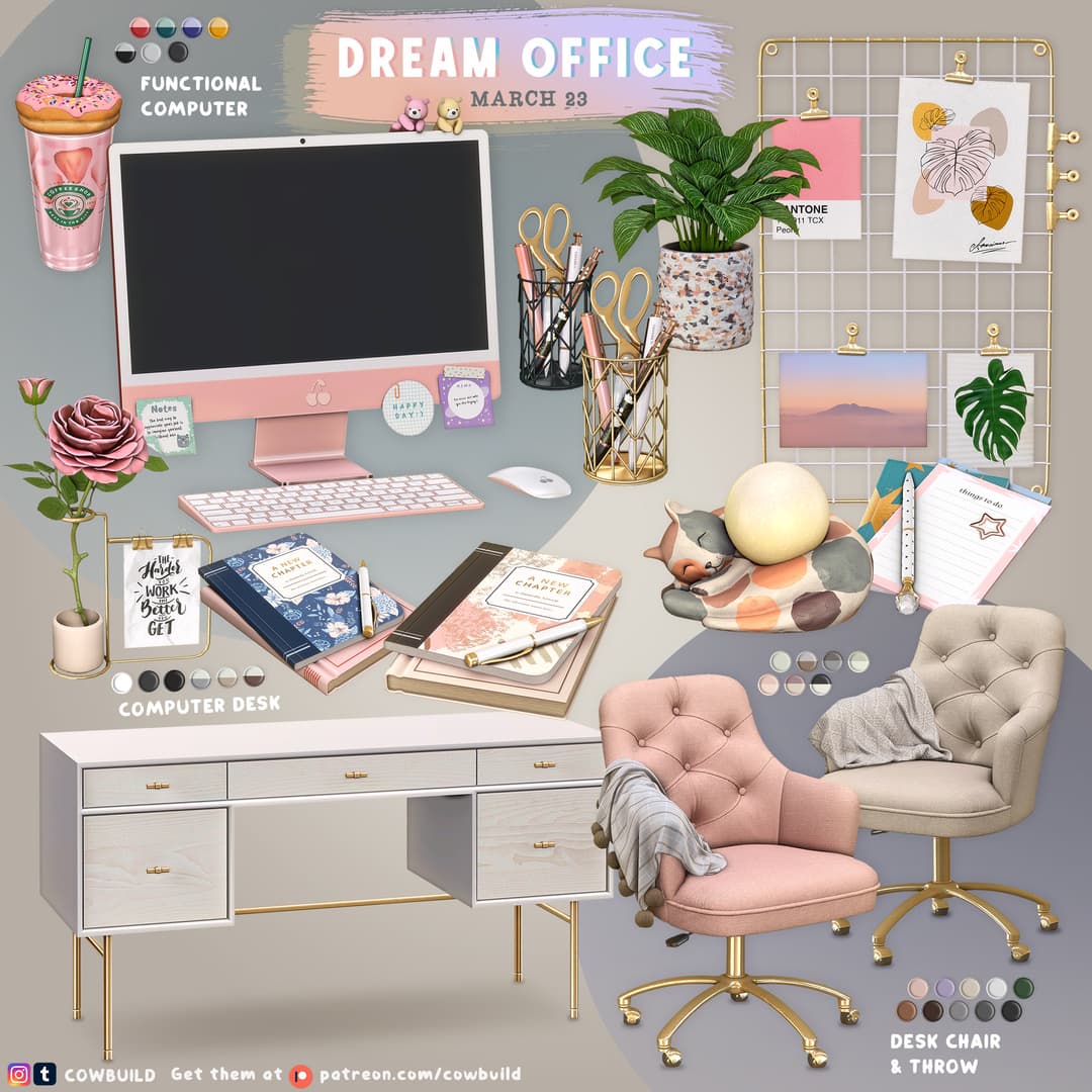 Скриншот мода Набор для офиса Dream Office